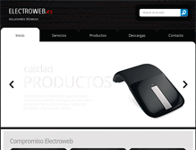 Tablet Screenshot of electroweb.es